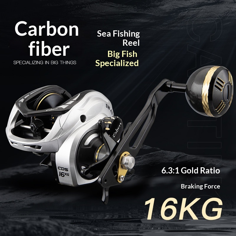 Trolling Reel - Mulinello da Baitcasting Exbert con Bobina