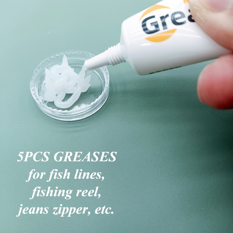 Reel Lubricant - Set di 5 Grasso Lubrificante per