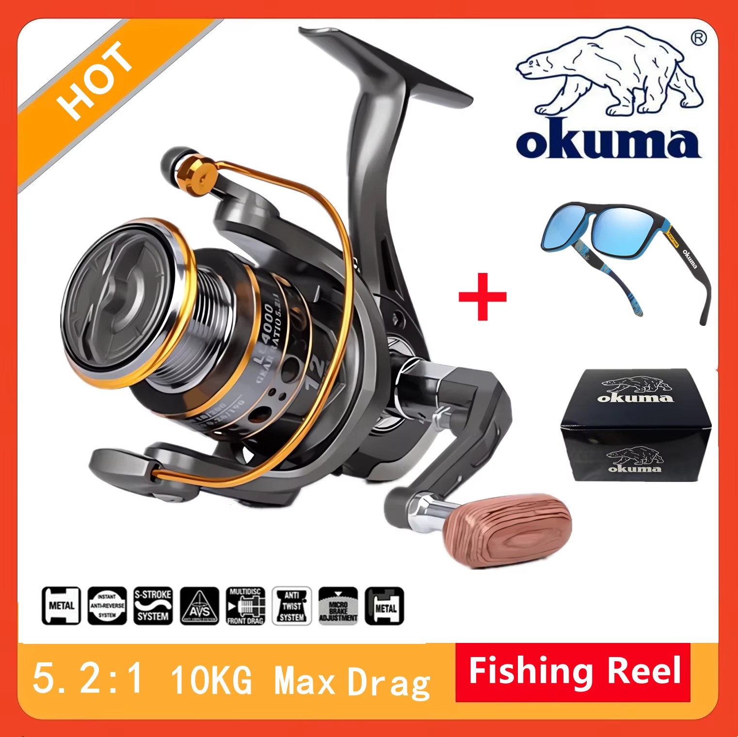 Mulinello da Pesca Okuma ad Al - Daiwa Reel Fuego recensione e prezzo